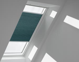 VELUX blackout energy pleated blind, green